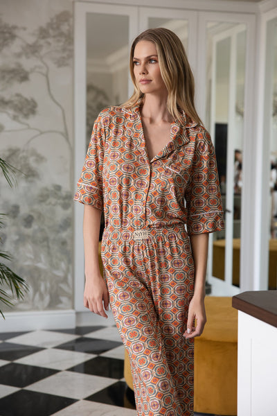 Langer Pyjama - Sunburst Harmony