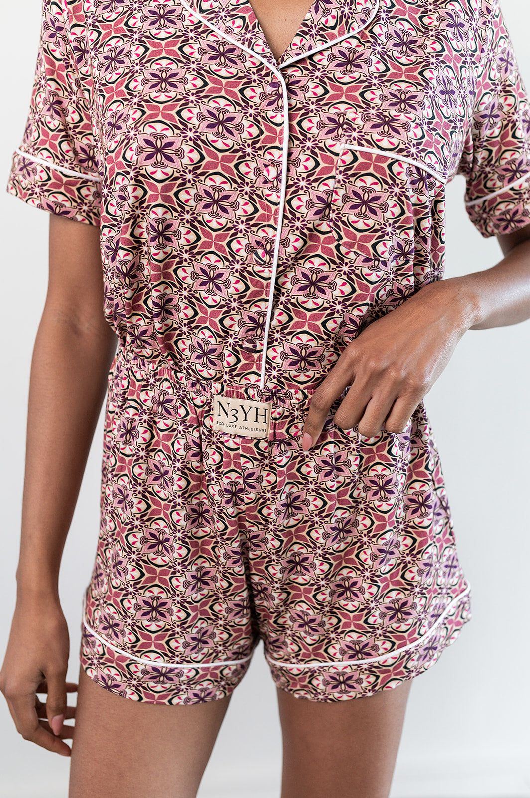 Blushing Bloom - Short Pajamas