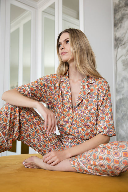 Langer Pyjama - Sunburst Harmony