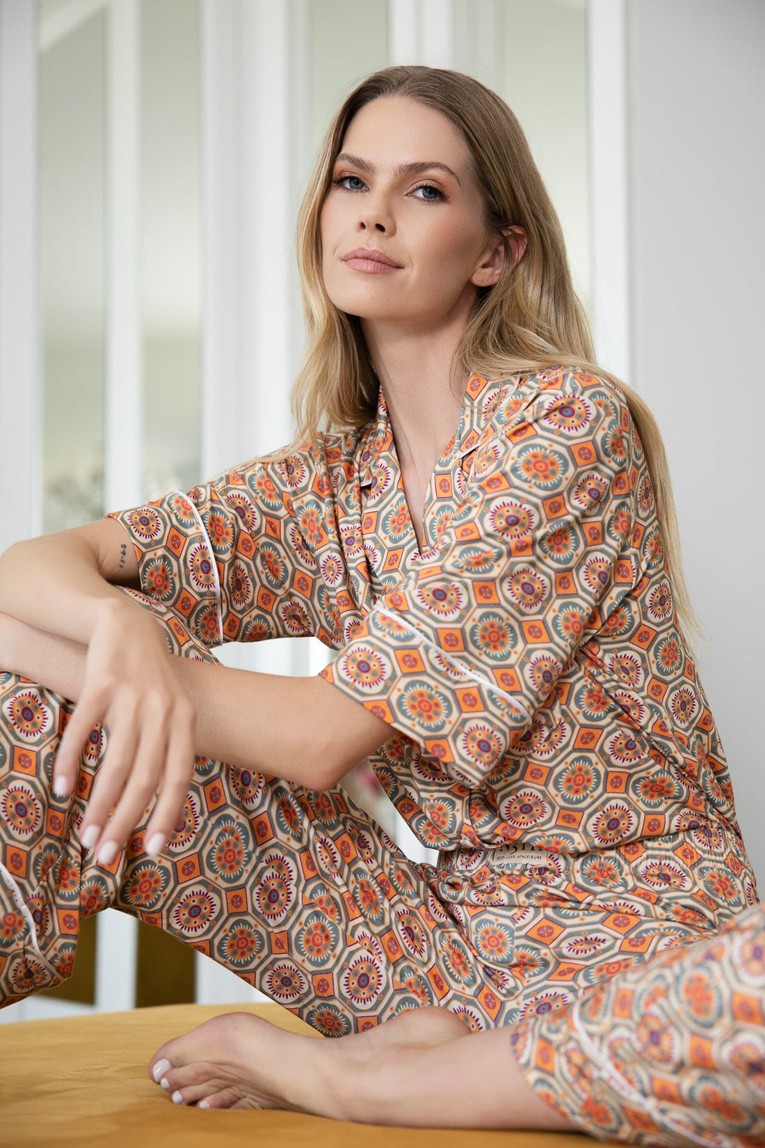 Langer Pyjama - Sunburst Harmony